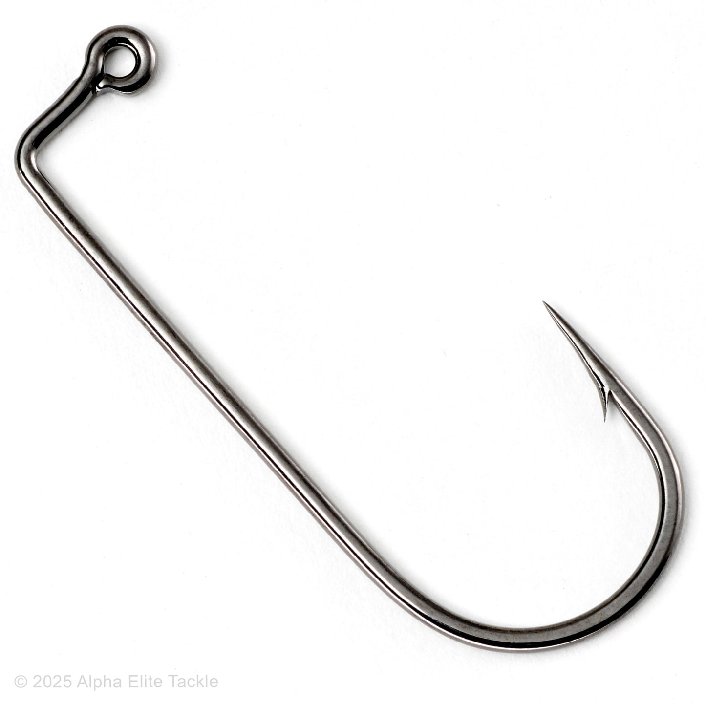 Close up of the Decoy Strong wire Jig 11B Strolling hook on a white background