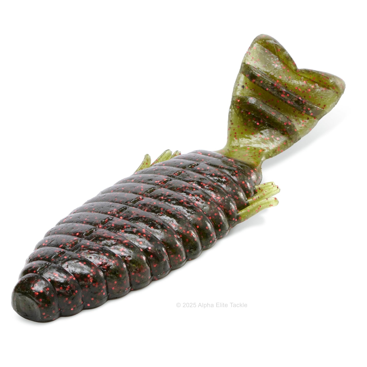 close up of the deps bull flat in the color watermelon red flake on a white background