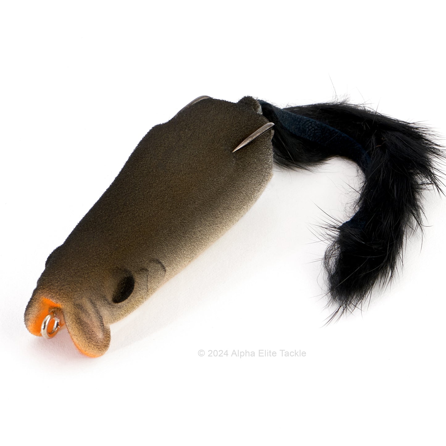 Close up of the Evergreen Showerblows Softshell SS 77 Hollow Body Frog in the color Brown Rat