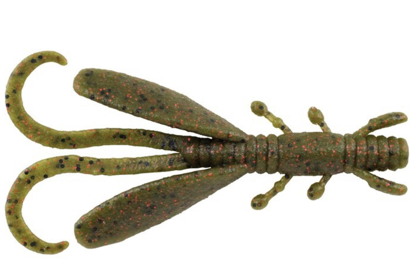 Fishing lure with a detailed design on a white background