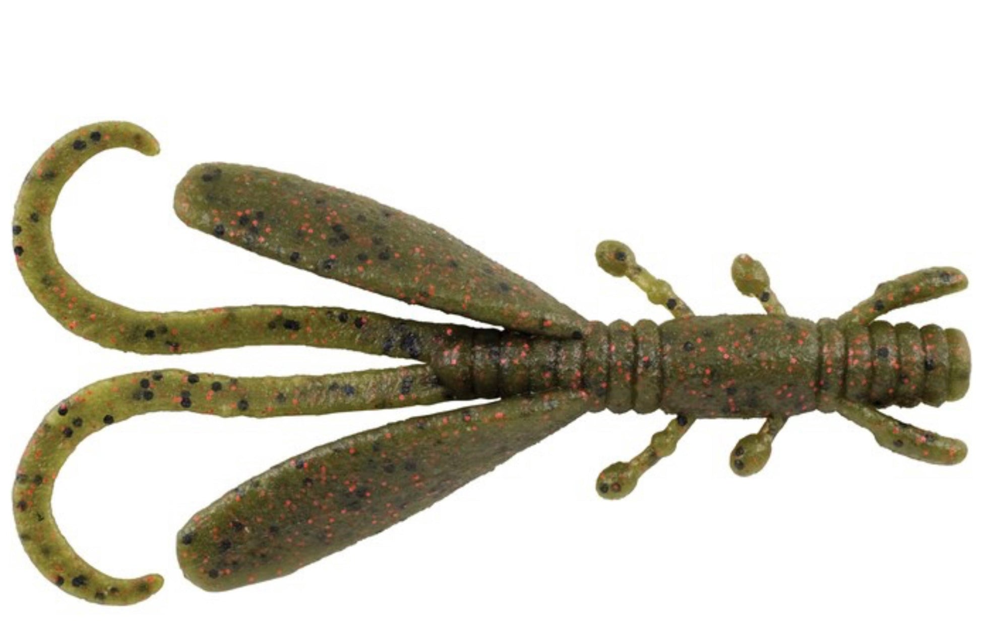 Fishing lure with a detailed design on a white background