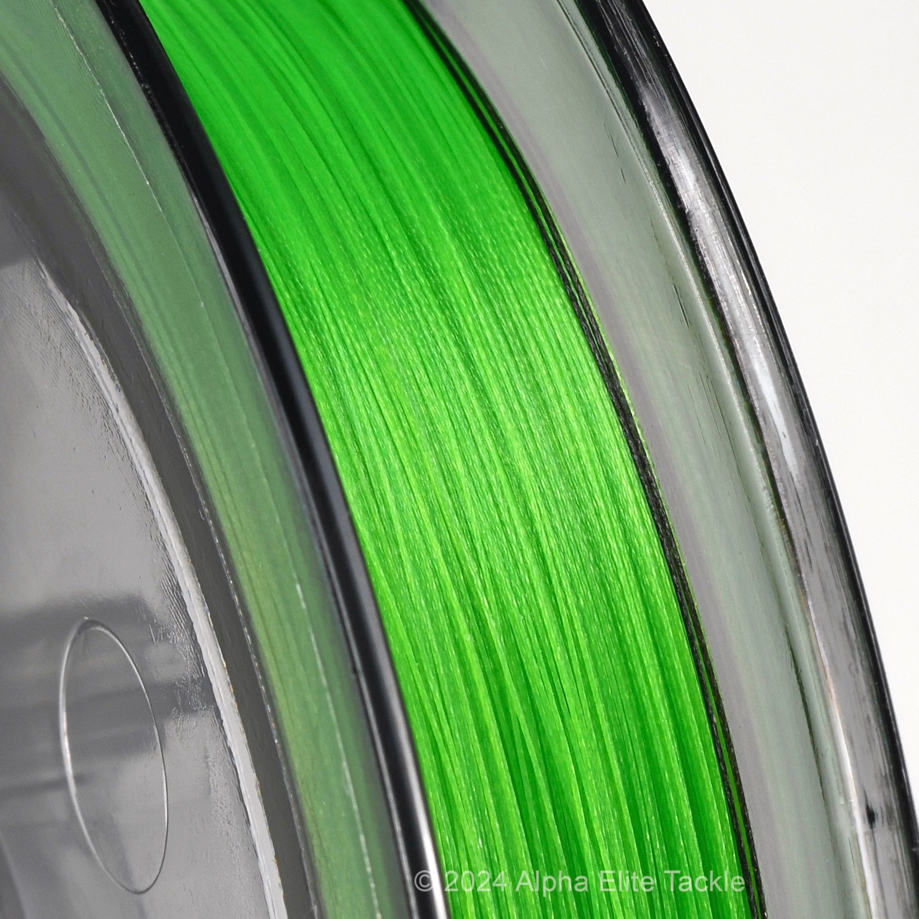 Close-up of a spool of Daiwa Sesnor Braid Fishing Line