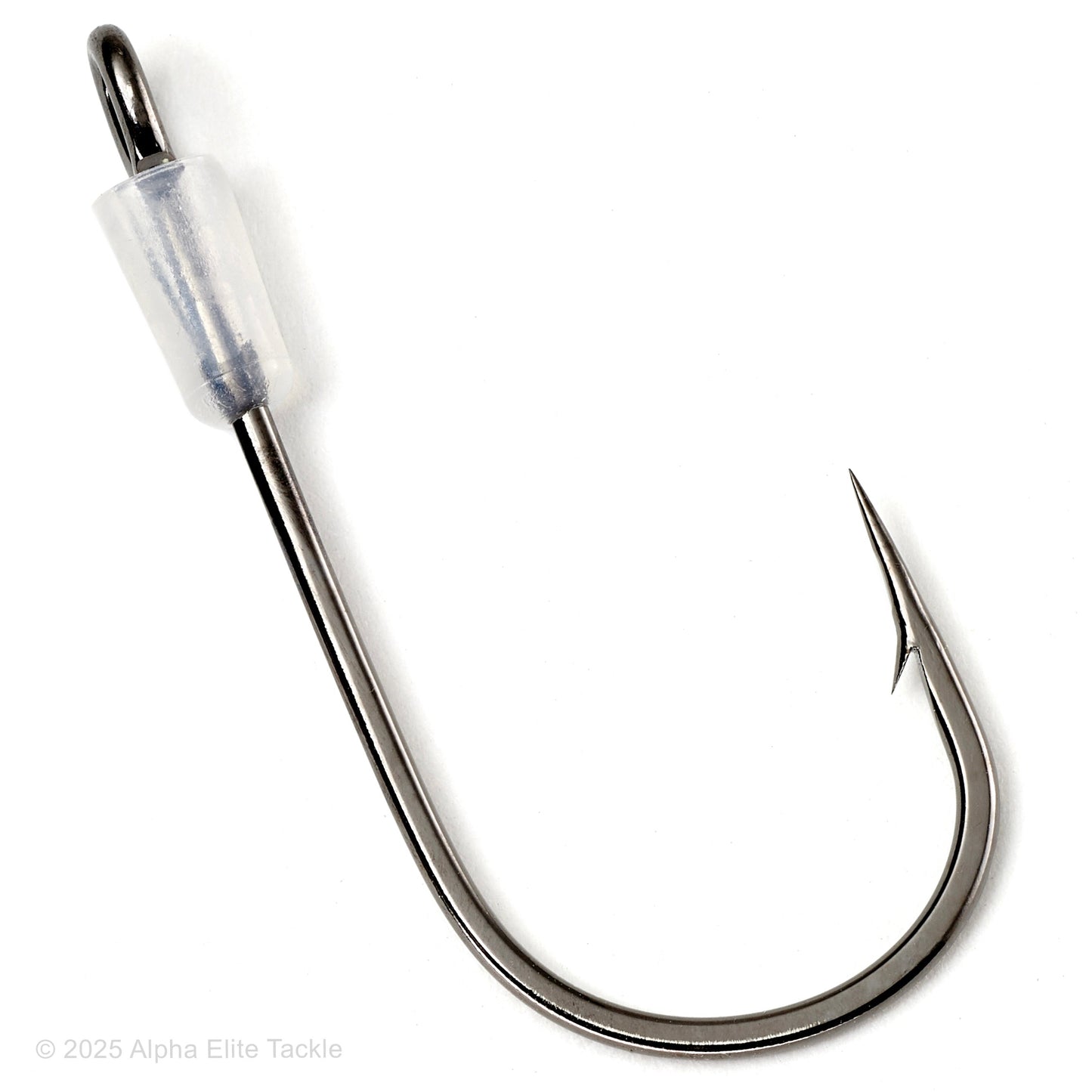 Close up on one decoy chaser II trailer hook on a white background