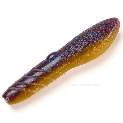 Close up of the Deps Cover Scat in the color Blue Maroon on a white background