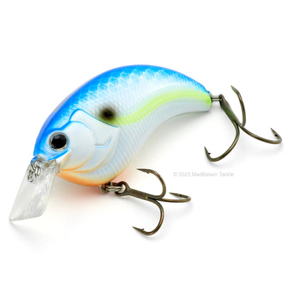 Deps Evoke 1.2 Squarebill Crankbait in the color Sexy Shad on a white background