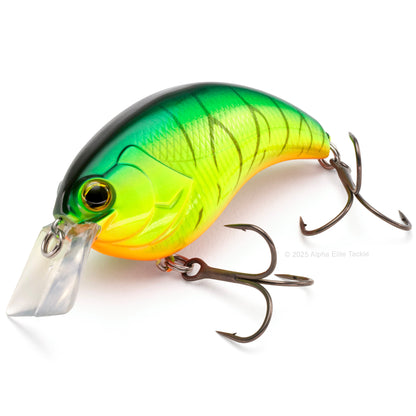 Deps Evoke 2.0 Squarebill Crankbait in the color Fire Tiger on a white background