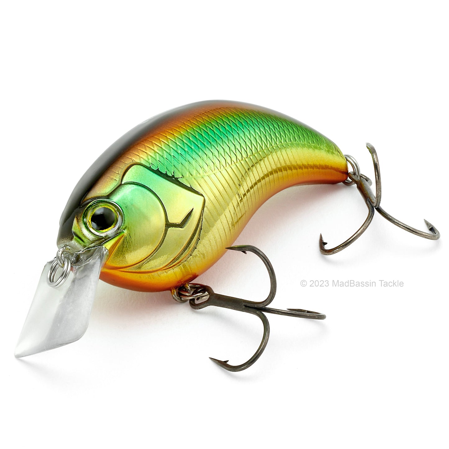 Deps Evoke 2.0 Squarebill Crankbait in the color in Golden Shiner on a white background