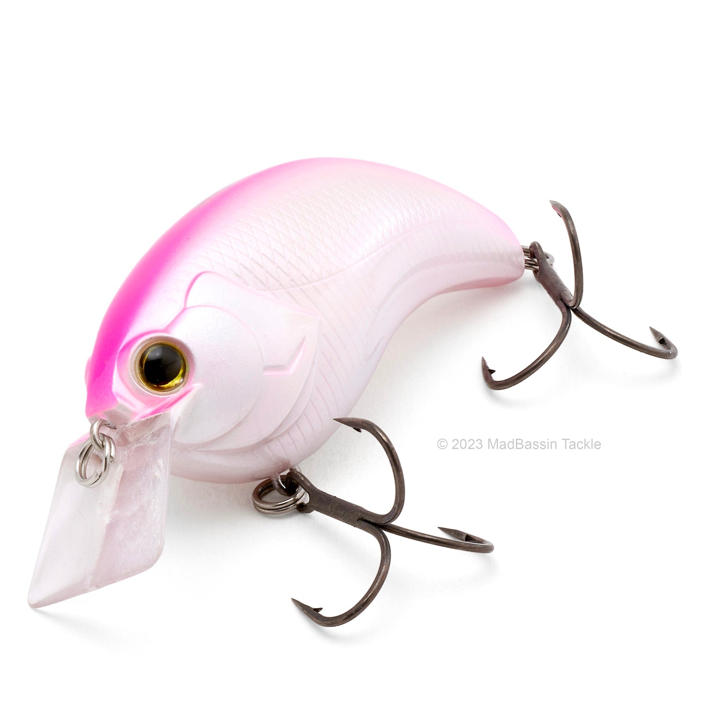 Deps Evoke 2.0 Squarebill Crankbait in the color Pink Shad in on a white background
