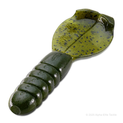 Deps Lil Rabbit Craw soft plastic bait in the color Watermelon Seed on a white background