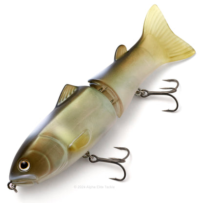 Deps New Slide Swimmer 145SS Swimbait in the color Ghost Ayu on a white background