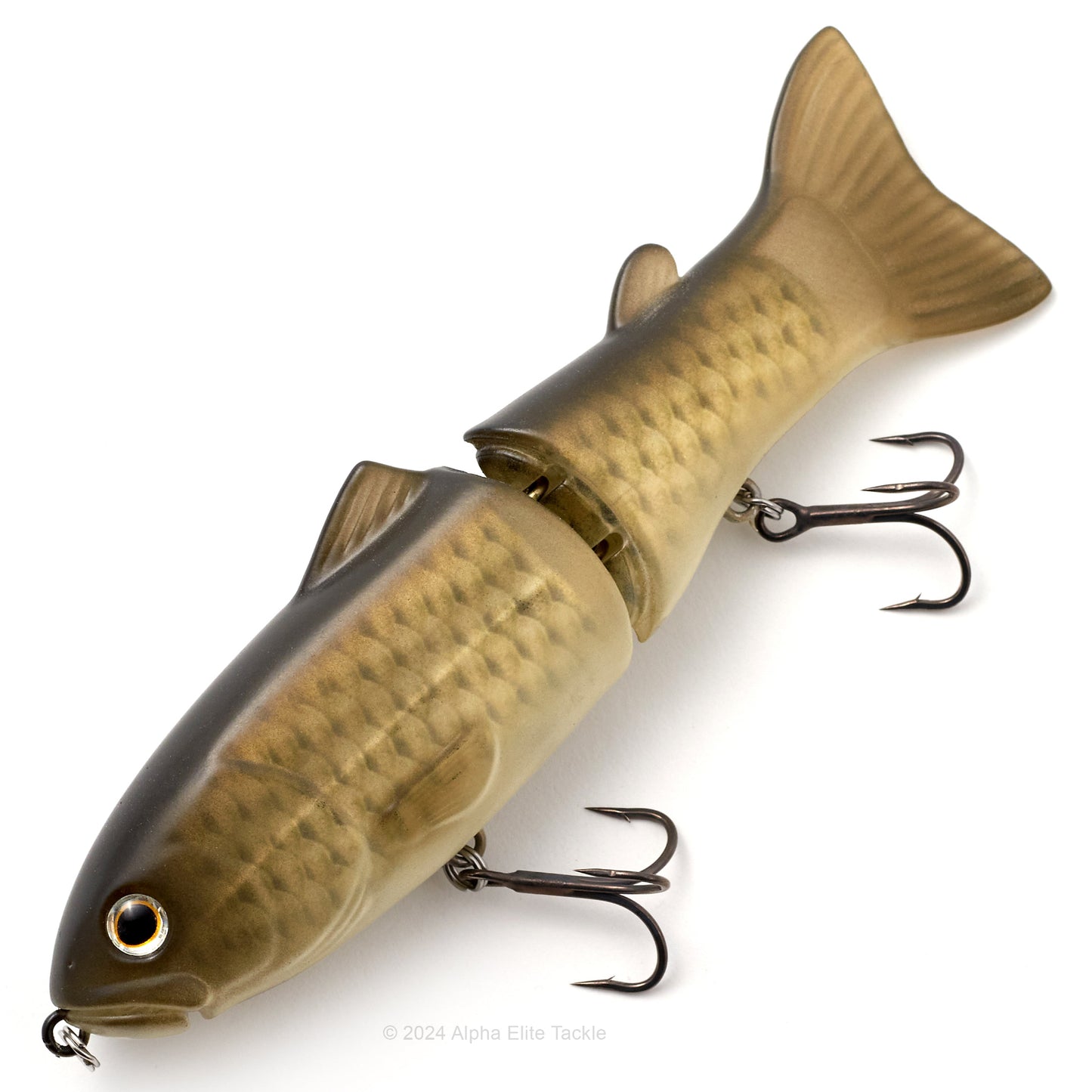Deps New Slide Swimmer 145SS Swimbait in the color flash carp on a white background
