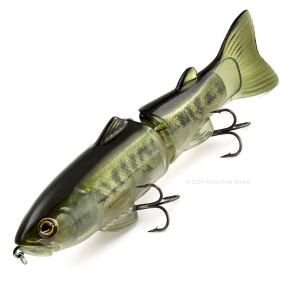 Deps New Slide Swimmer 145SS Swimbait in the color largemouth on a white background