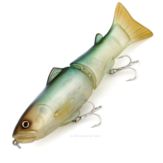 Deps New Slide Swimmer 175SS Swimbait in the color Ghost Ketabasu on a white background