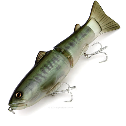 Deps New Slide Swimmer 175SS Swimbait in the color Largemouth Bass on a white background