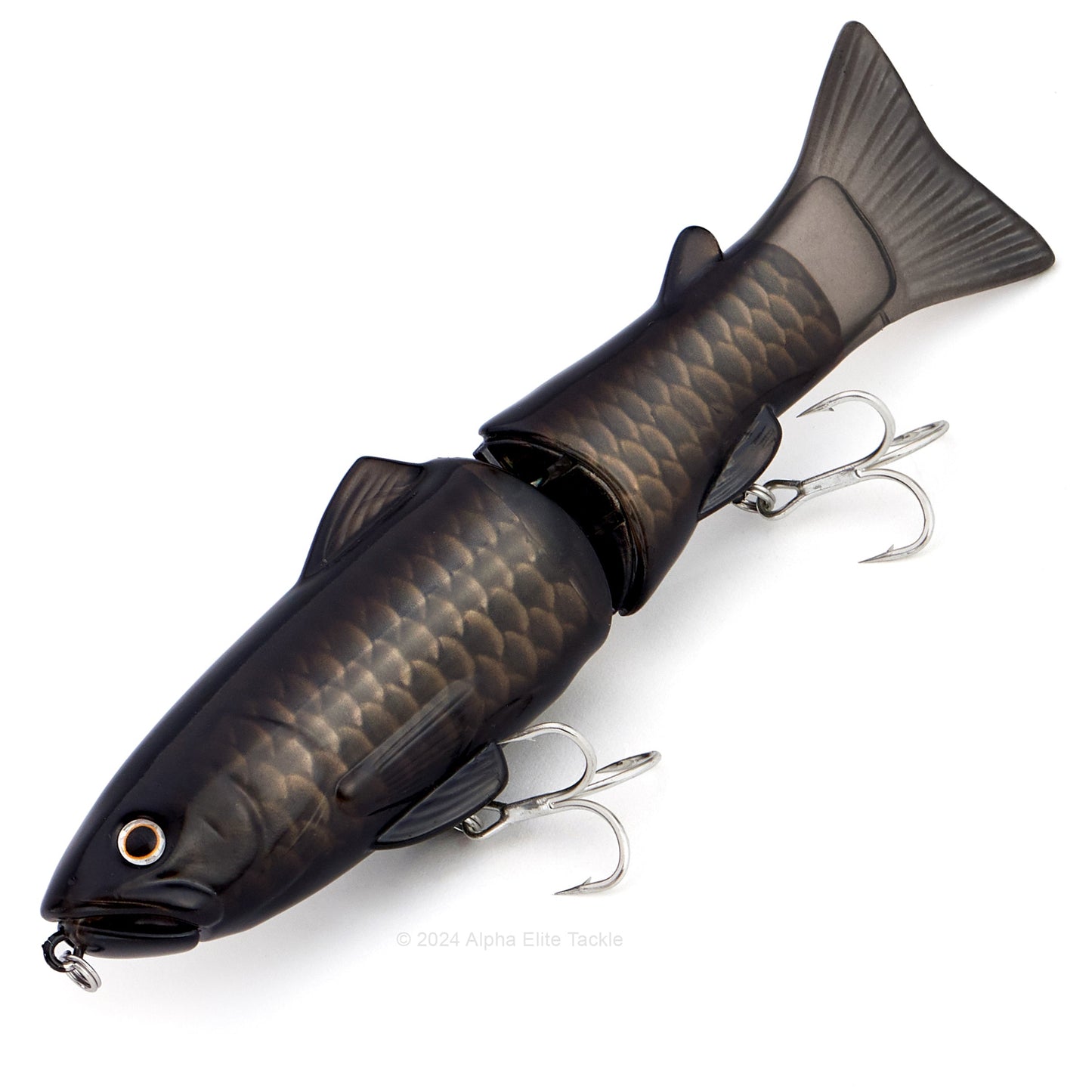 Deps New Slide Swimmer 175SS Swimbait in the color Nude Black on a white background