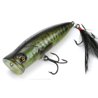 Fishing lure with a detailed design on a white background