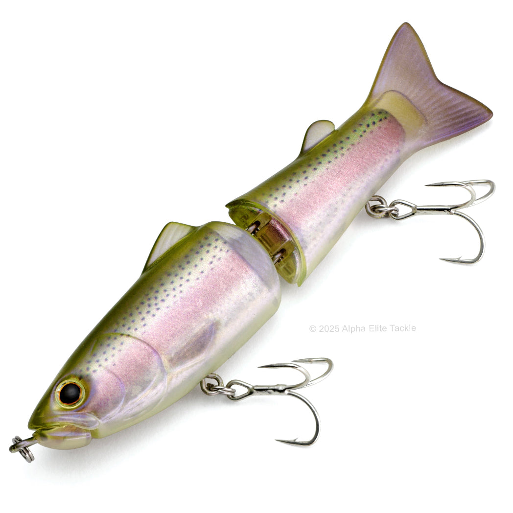 Fishing lure resembling a fish with detailed features on a white background