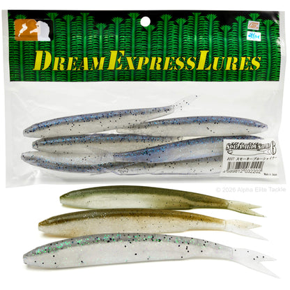 Packaged Dream Express Lures with a green and white label on a white background
