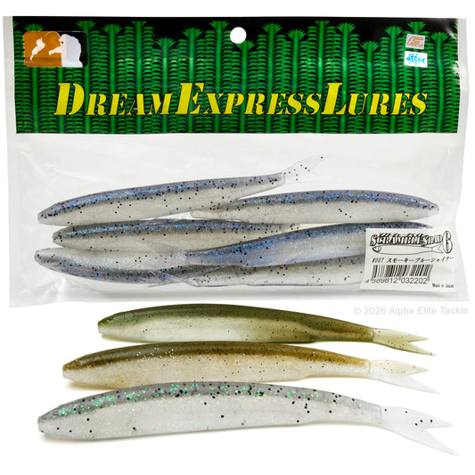 Packaged Dream Express Lures with a green and white label on a white background