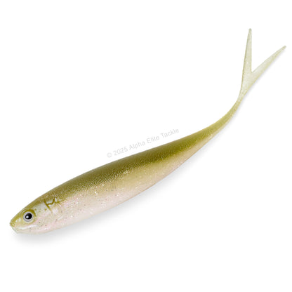 Close up of the Engine Like Five Strolling Minnow in the color Natural Fish on a white background.