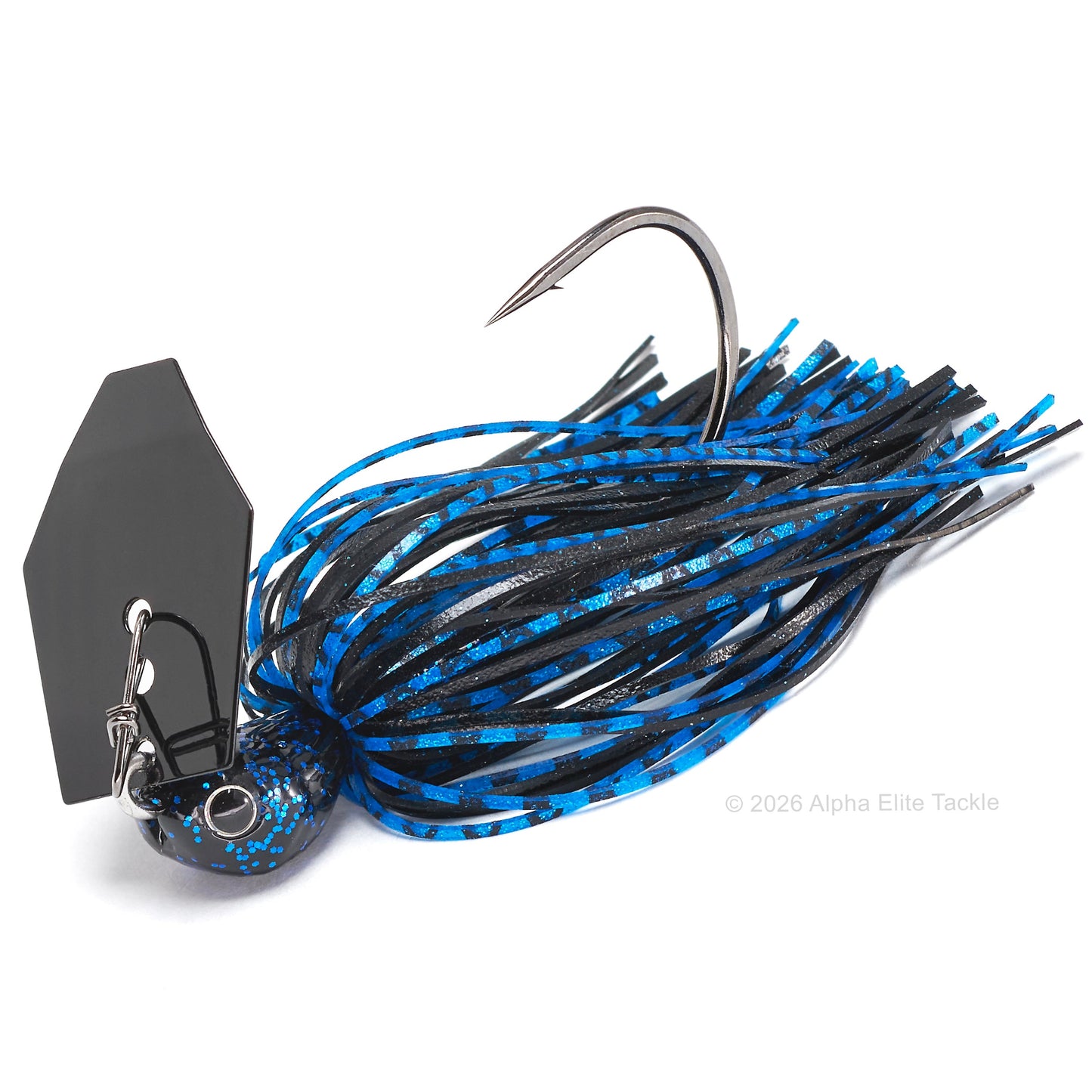 Evergreen Jack Hammer with a black blade and a black and blue skirt