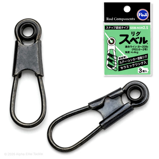 Fuji Ceramic Ring Snap SSM-NOR2.5 with green and black packaging.