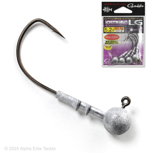 Fishing hook with a lead weight and its packaging on a white background