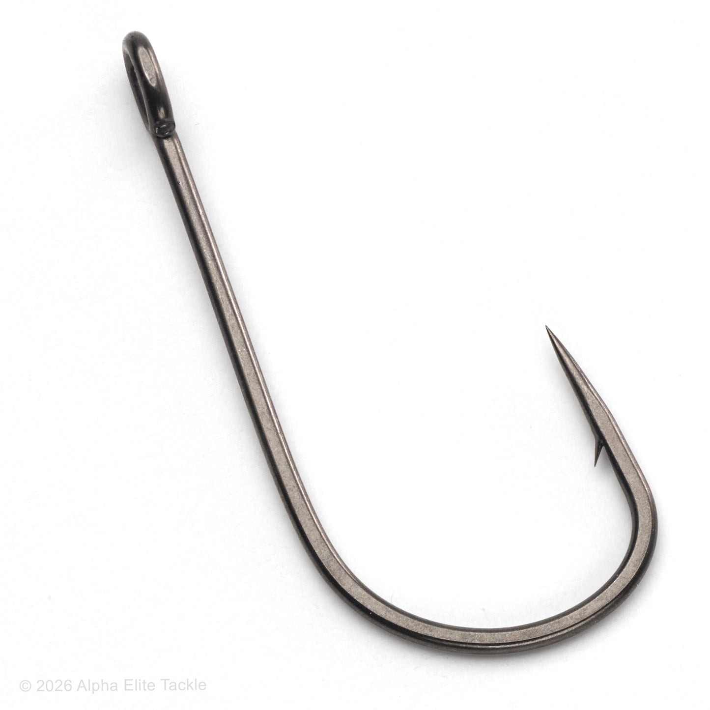 Fishing hook on a white background
