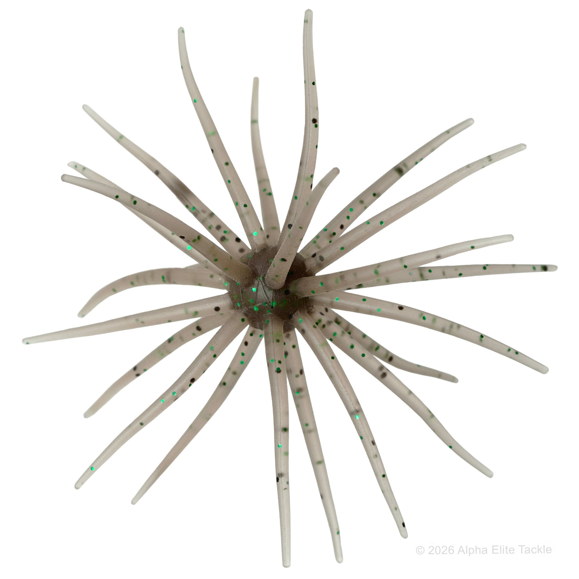 Hideup Kyu Coike Elastomer Soft Material in the color irresistible dark shrimp with black and green flake