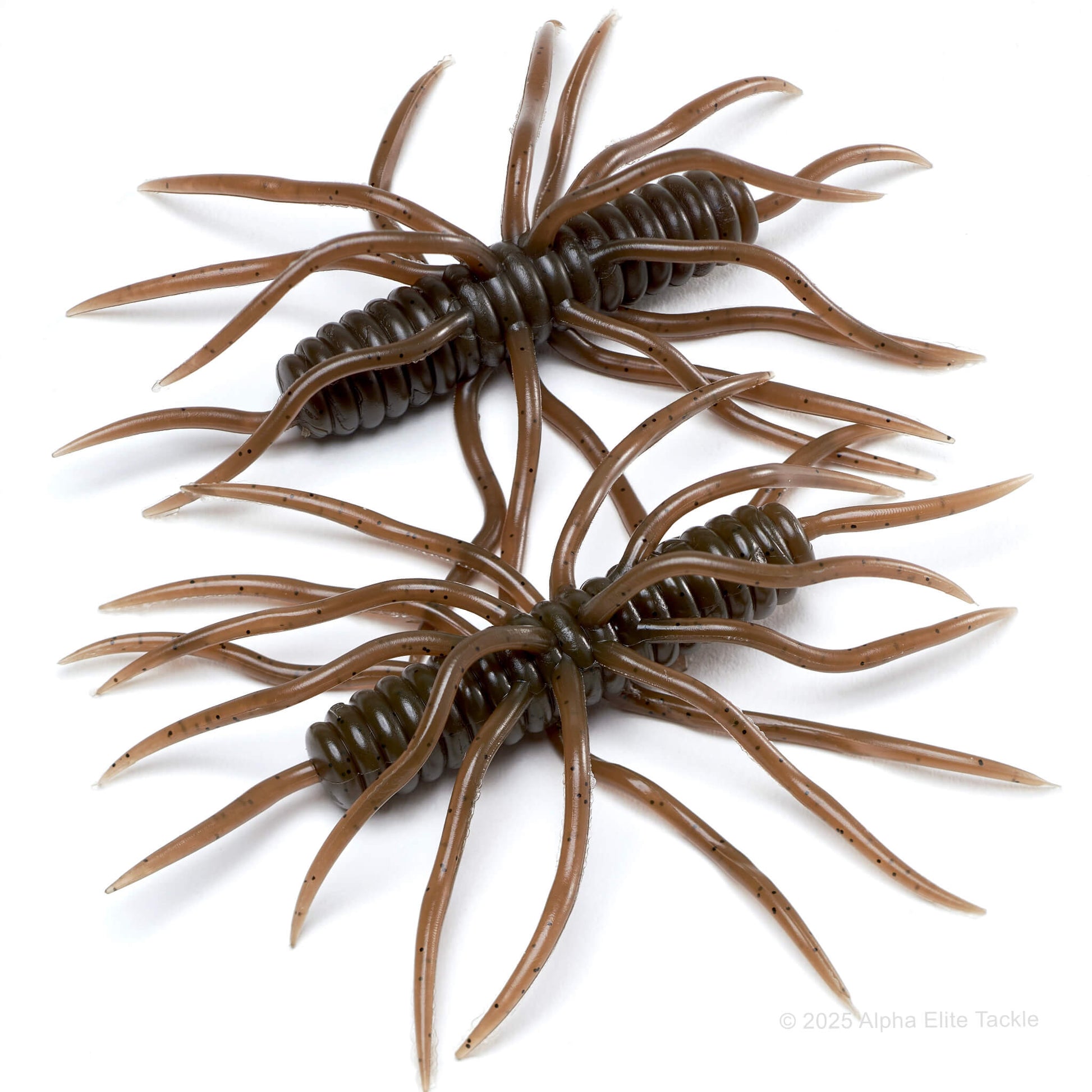 Close up of two Hideup Coike Thunder in the color Green Pumpkin on a white background