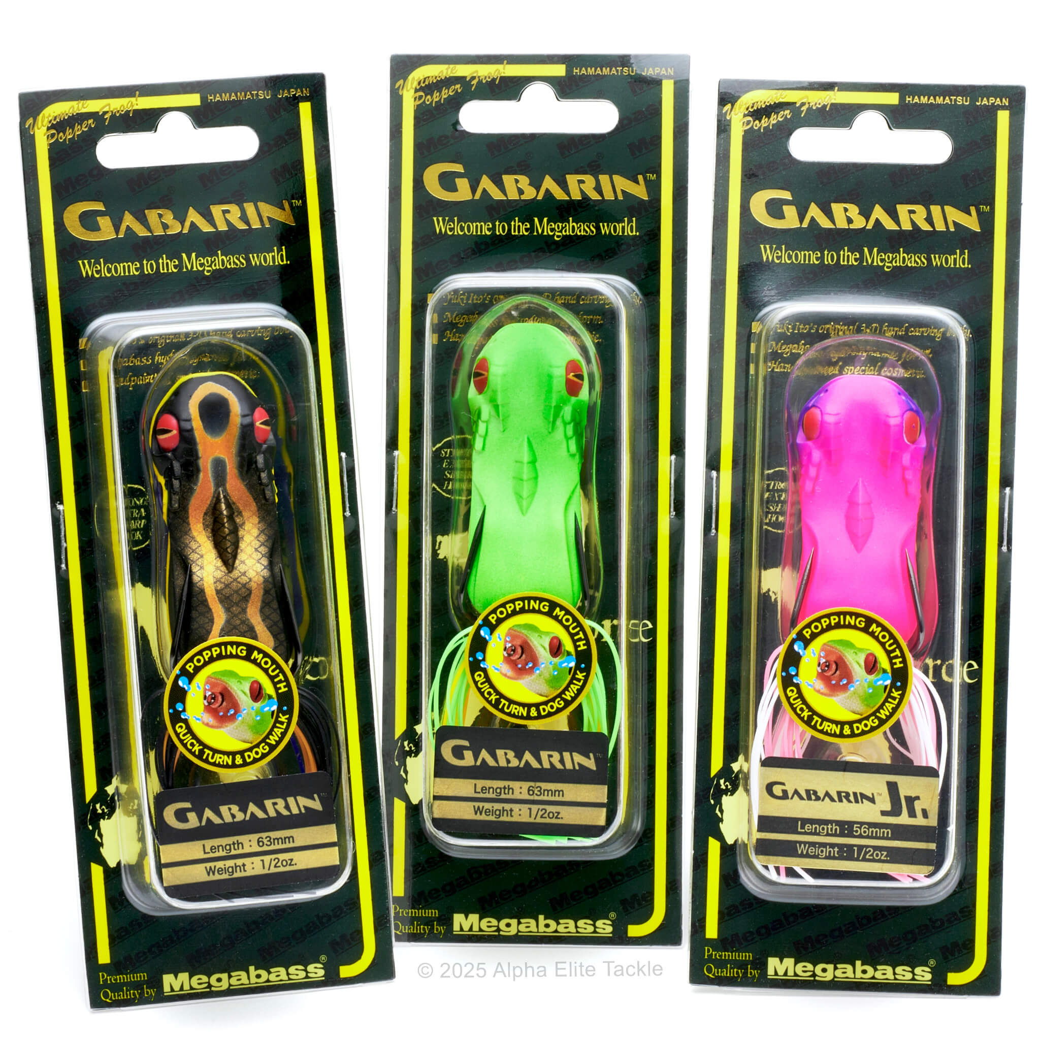 Megabass Gabarin Hollow-Body Popping Frog – Alpha Elite Fishing Tackle