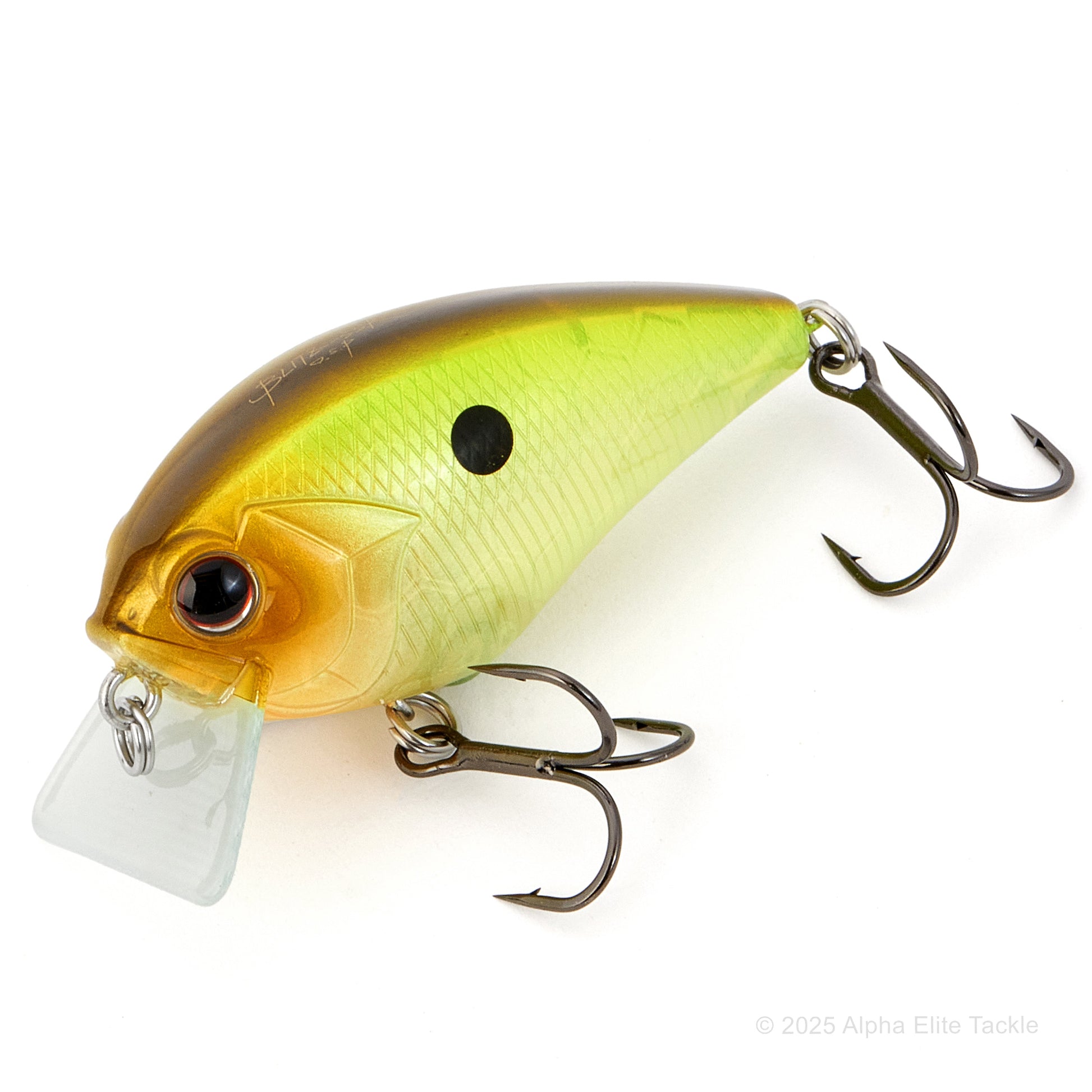 OSP Blitz SSR Crankbait in the color Ghost Lime Chart on a white background