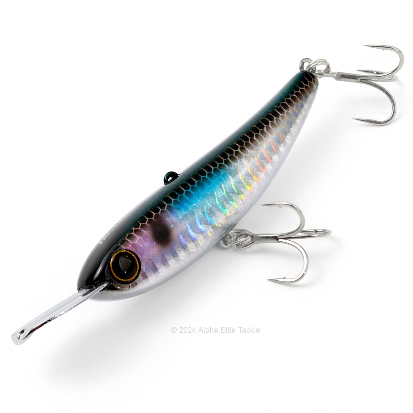 Close up of the Jackall Riser Bait 008 in the color Ina on a white background