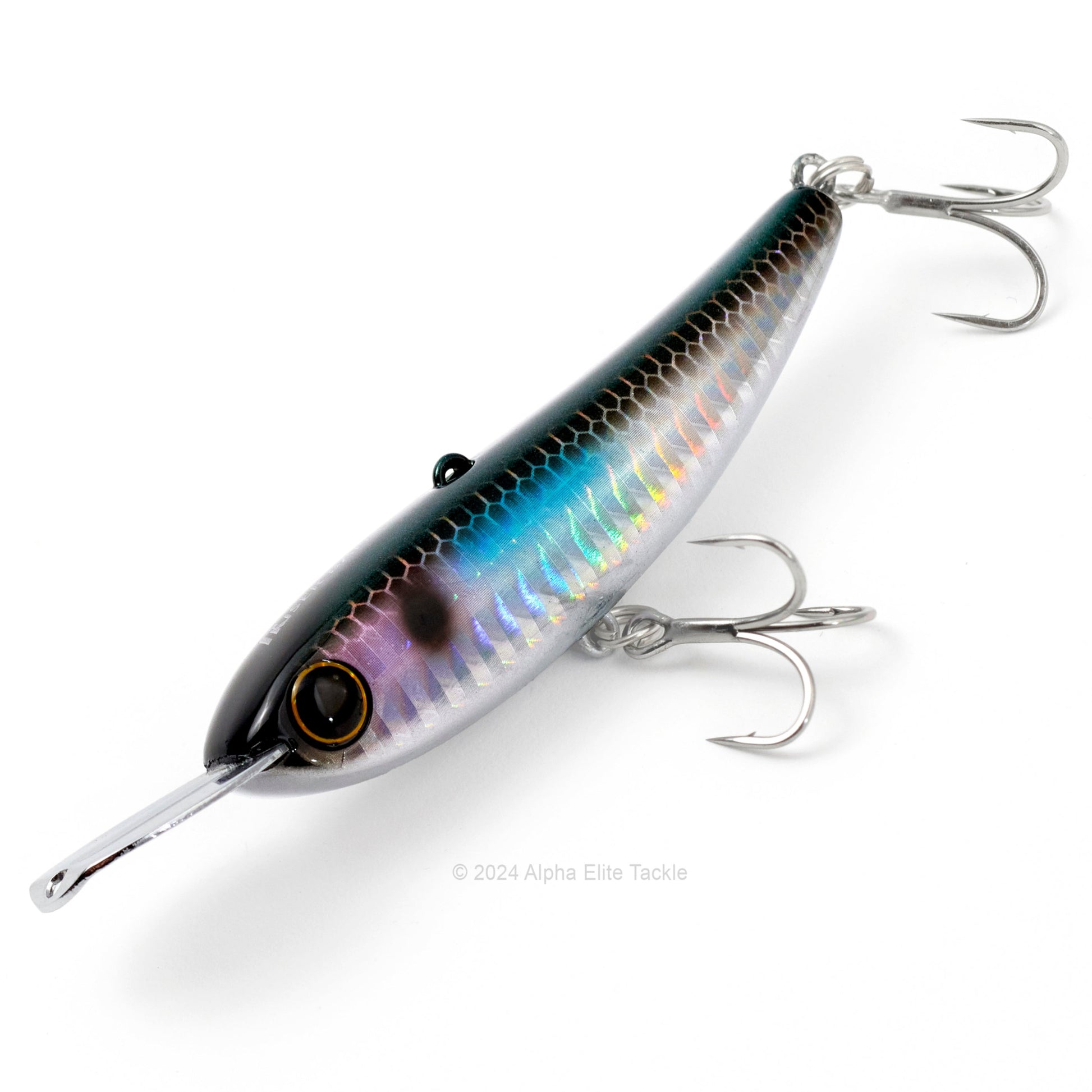 Close up of the Jackall Riser Bait 008 in the color Ina on a white background
