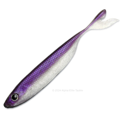 Close up of the Laysam Bariuo Strolling Minnow in the color Lake shad on a white background.