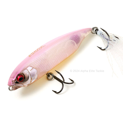 Megabass Karashi Twitch Bait in the color GLX frozen Pink on a white background