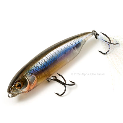 Megabass Karashi Twitch Bait in the color Kasumi Ito KS on a white background