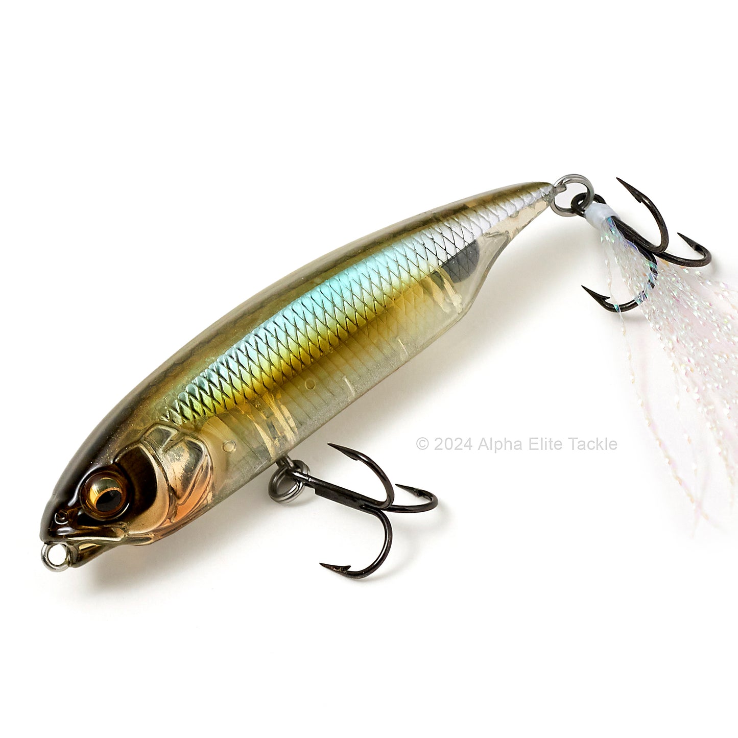 Megabass Karashi Twitch Bait in the color HT Moroko KS on a white background
