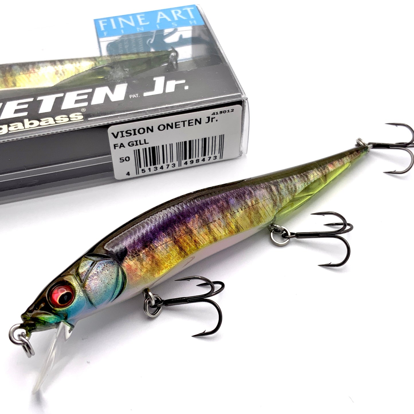 Megabass Ito Vision Oneten junior Jerkbait in the color FA Gill on a white background