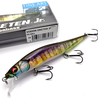 Megabass Ito Vision Oneten junior Jerkbait in the color FA Gill on a white background