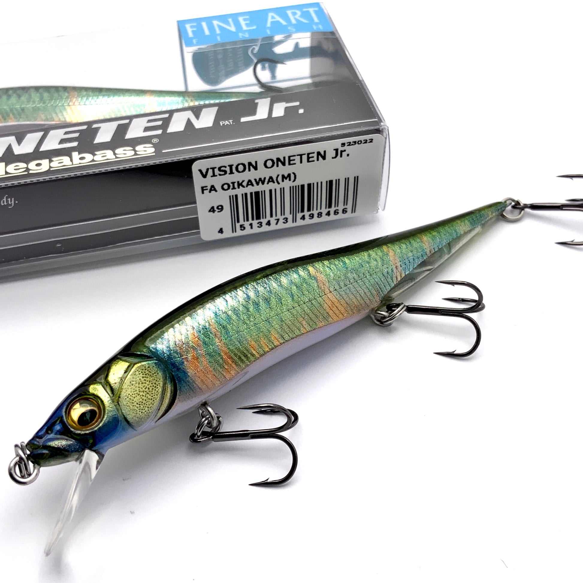 Megabass Ito Vision Oneten junior Jerkbait in the color FA Oikawa M on a white background