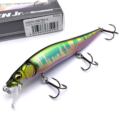 Megabass Ito Vision Oneten junior Jerkbait in the color Wagin Oikawa M on a white background
