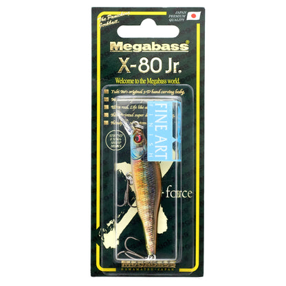 Megabass X 80 Junior Jerkbait in the color fa gill on a white background