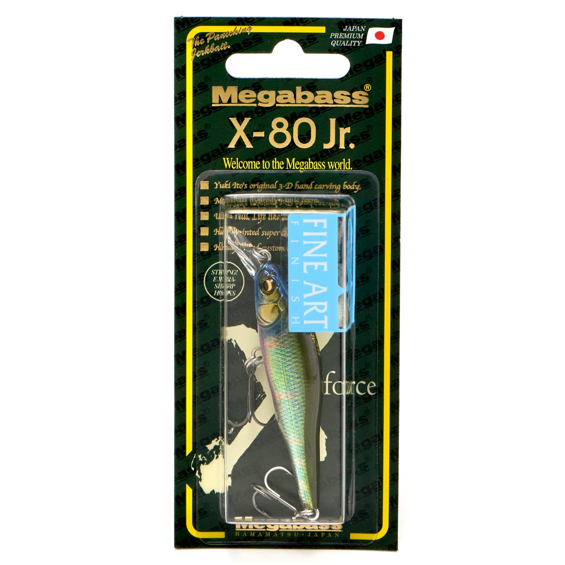 Megabass X 80 Junior Jerkbait in the color FA Oikawa M on a white background