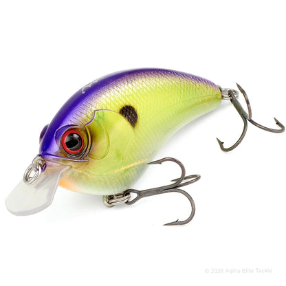 Close up of the Mibro Cheator Crankbait in the color Table Rock Ghost on a white background.
