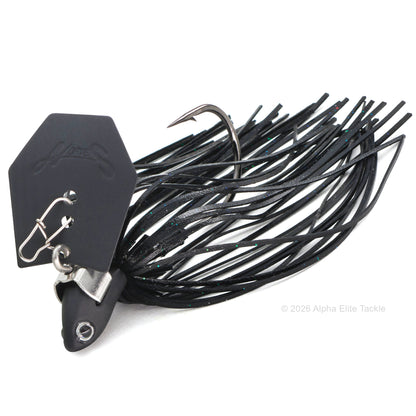 Close up of the Nories Hulachat in the color muddy crazy black on a white background