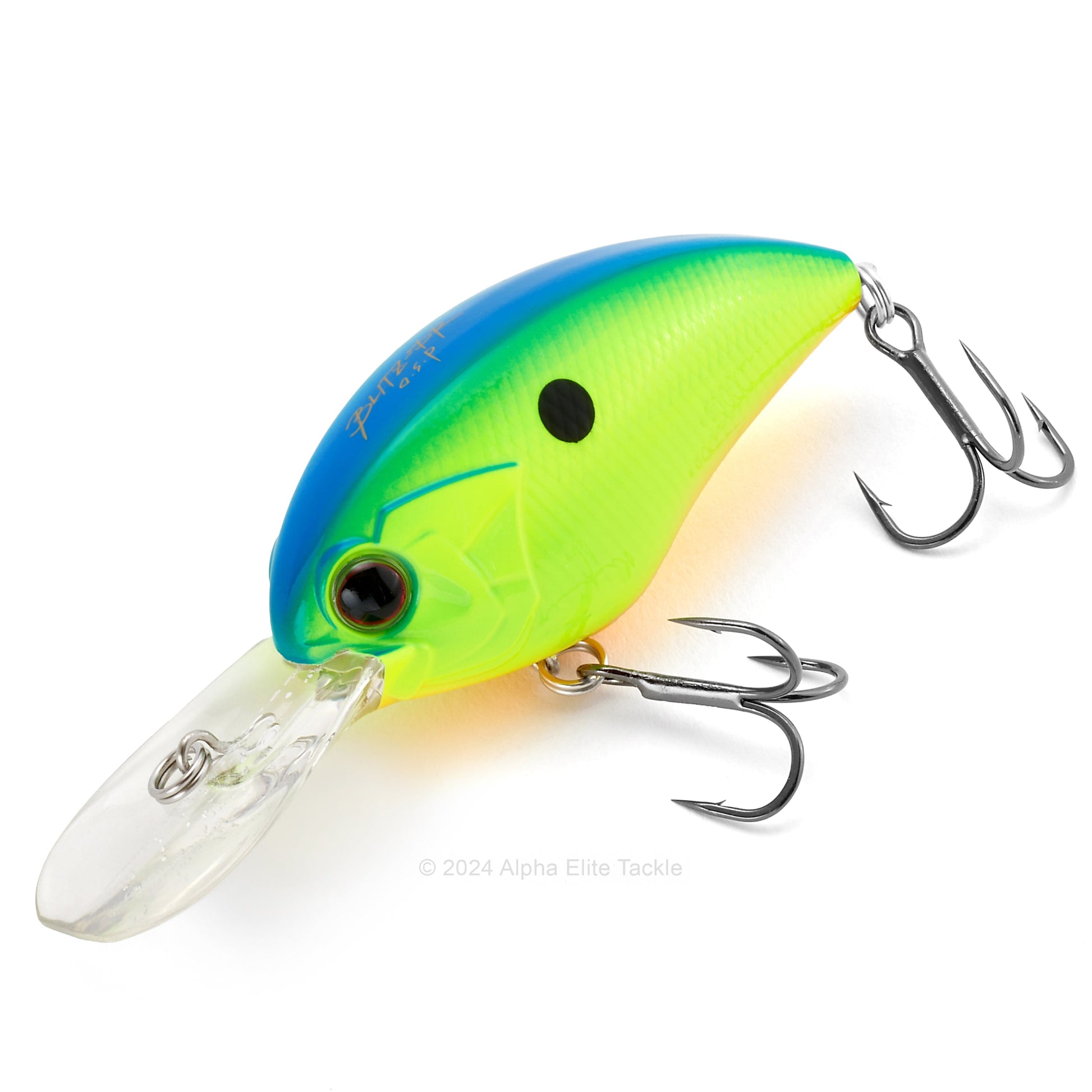 OSP Blitz DR Crankbait in the color Chart Blue Back in on a white background
