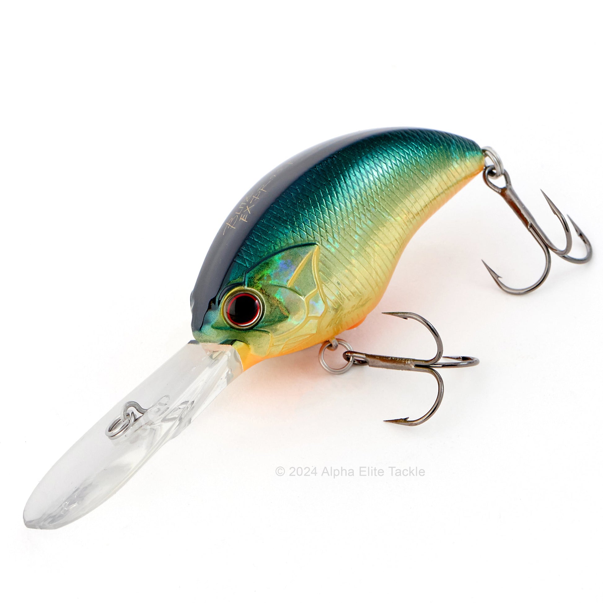 OSP Blitz EX Dr Crankbait in the color American Sunfish on a white background