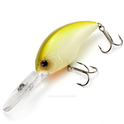 OSP Blitz Max Dr Crankbait in the color Vanilla Chartreuse on a white background