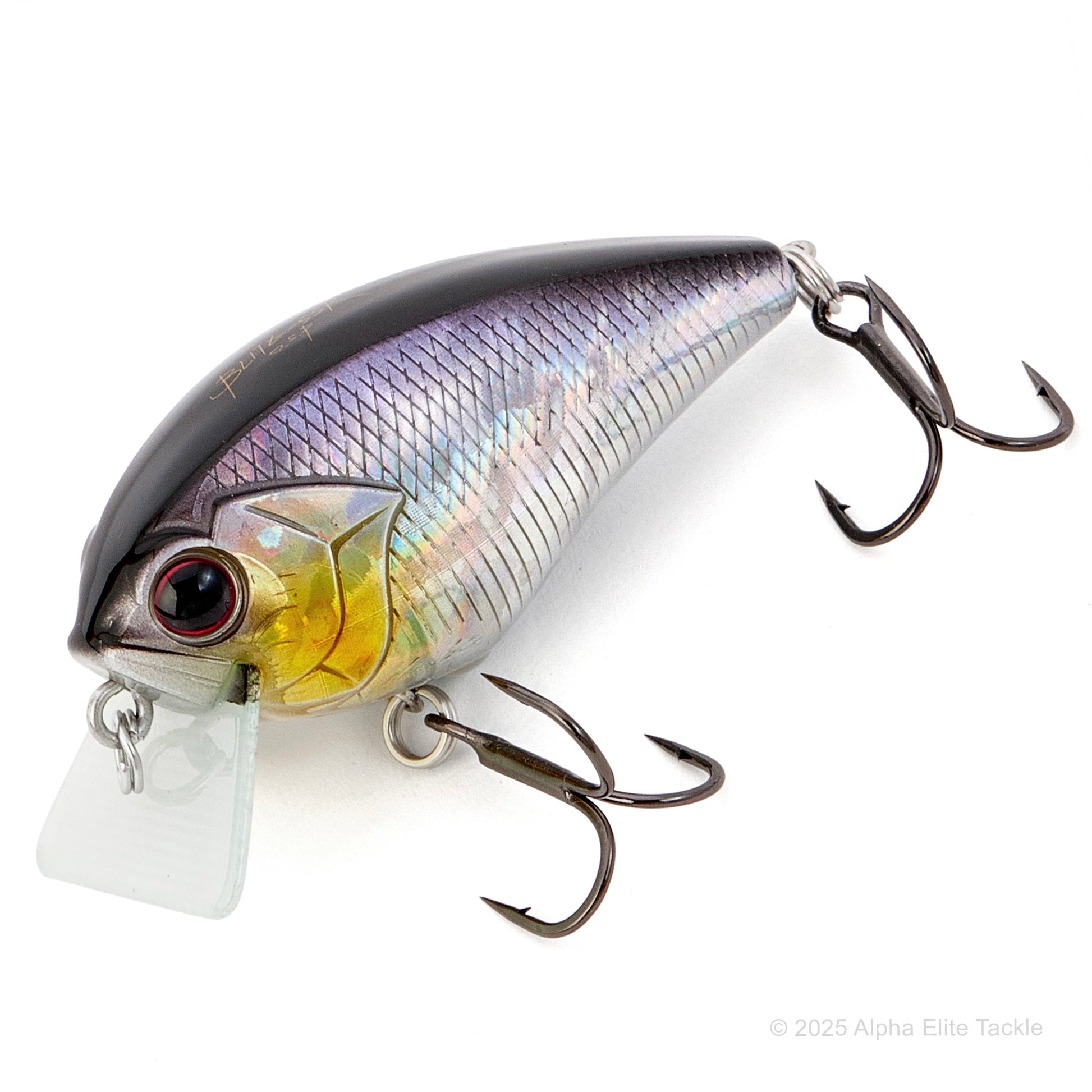 OSP Blitz SSR Crankbait in the color crystal blue shiner on a white background